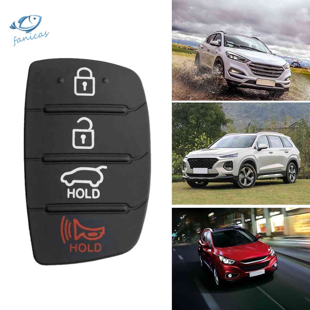 Vỏ ChìA KhóA ĐiềU KhiểN Từ Xa 4 NúT BấM Cho Hyundai