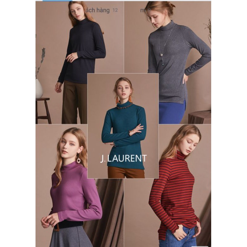 Áo len gân xuất Hàn dư xịn