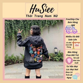 Áo khoác dù nam nữ, áo khoác chống nắng - husiee