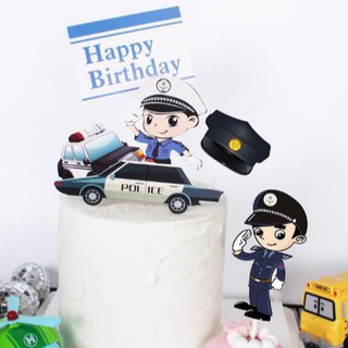 - set cắm cảnh sát - phụ kiện bánh