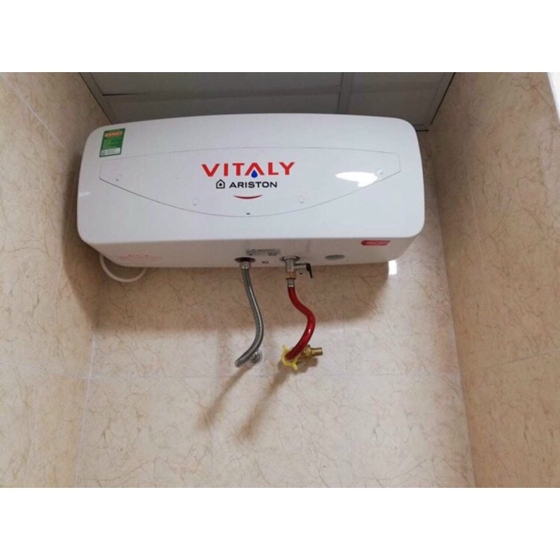 Bình Nóng Lạnh Gián Tiếp Ariston Slim 20L Ngang Vitaly Hàng Chính Hãng
