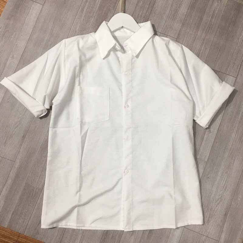 Áo Sơ mi Tay Lỡ phrom rộng kiểu dáng Basic, Áo sơ mi trắng dáng suông mang đi học đi làm tiện lợi ☺️