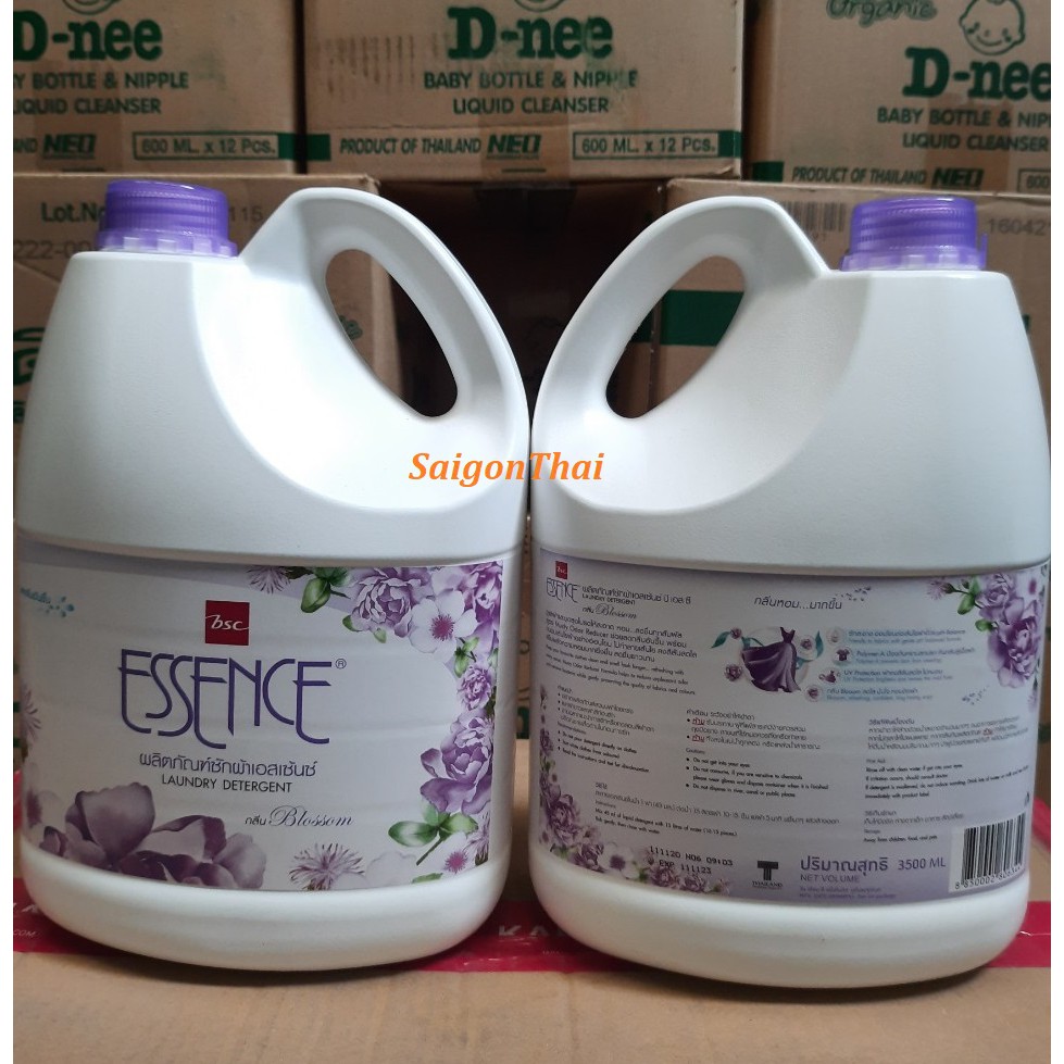 (SGT) Nước giặt đậm đặc Essence màu TÍM 3500 ml (can 3.5L)