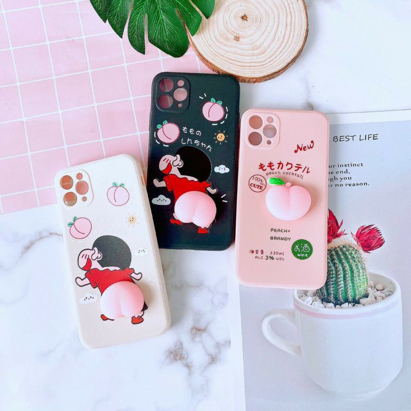 Ốp lưng OPPO mông tim cún cưng hình nổi , kiểu dáng cute độc lạ | BigBuy360 - bigbuy360.vn