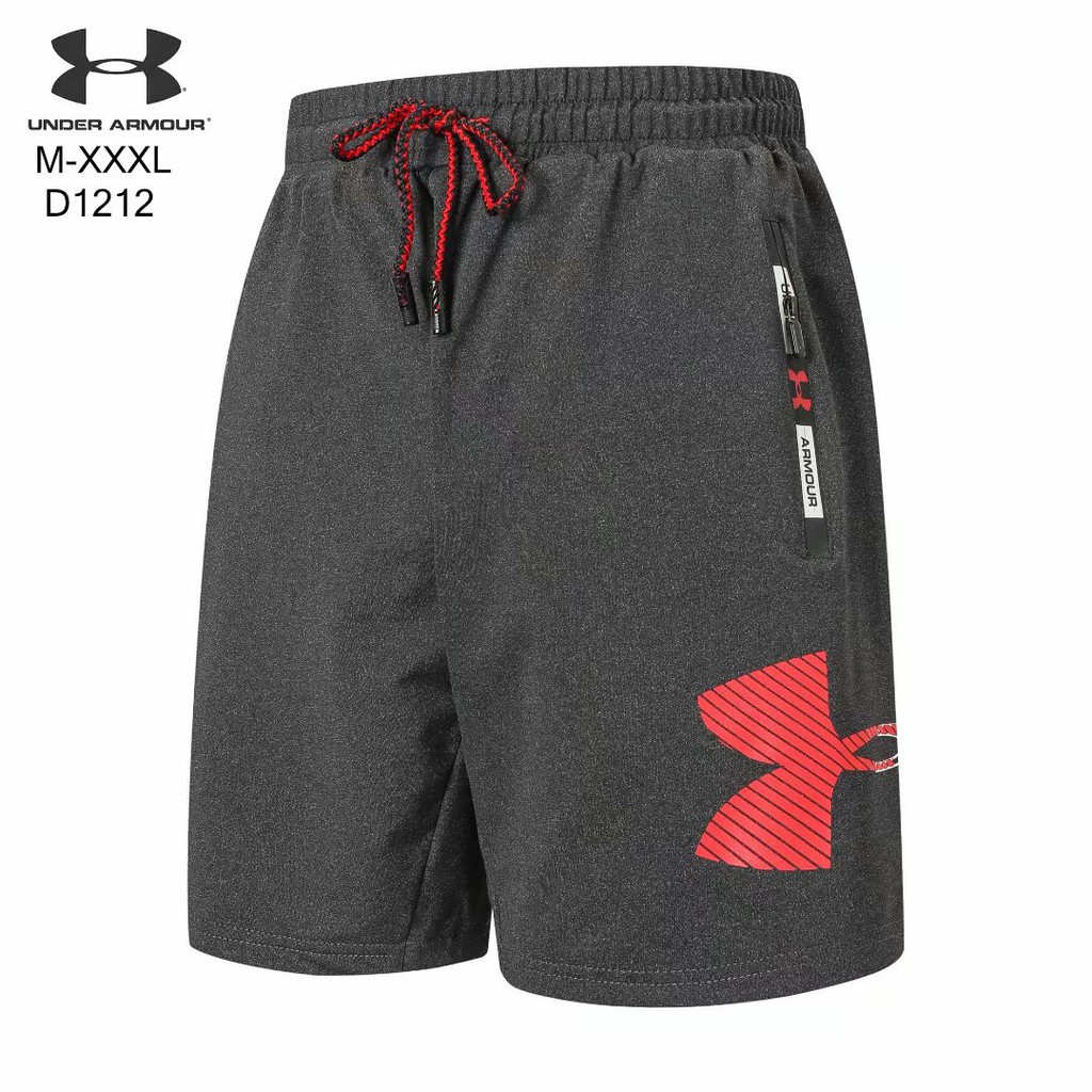 Under Armour Miễn phí hàng loạt BangDai  Cái quần Túi quần thể thao zipper Quần short in logo lớn Quần short đào tạo