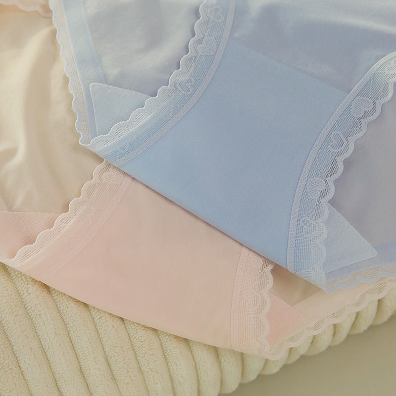 Quần lót nữ thun lạnh FREESHIP Đồ Lót Nữ lụa băng viền ren gợi cảm – Quần sịp su đúc cao cấp