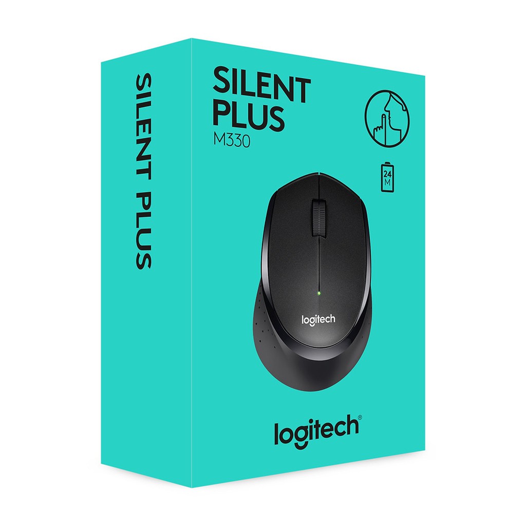 Chuột Không Dây Logitech M330 Silent Plus- Hàng Chính Hãng