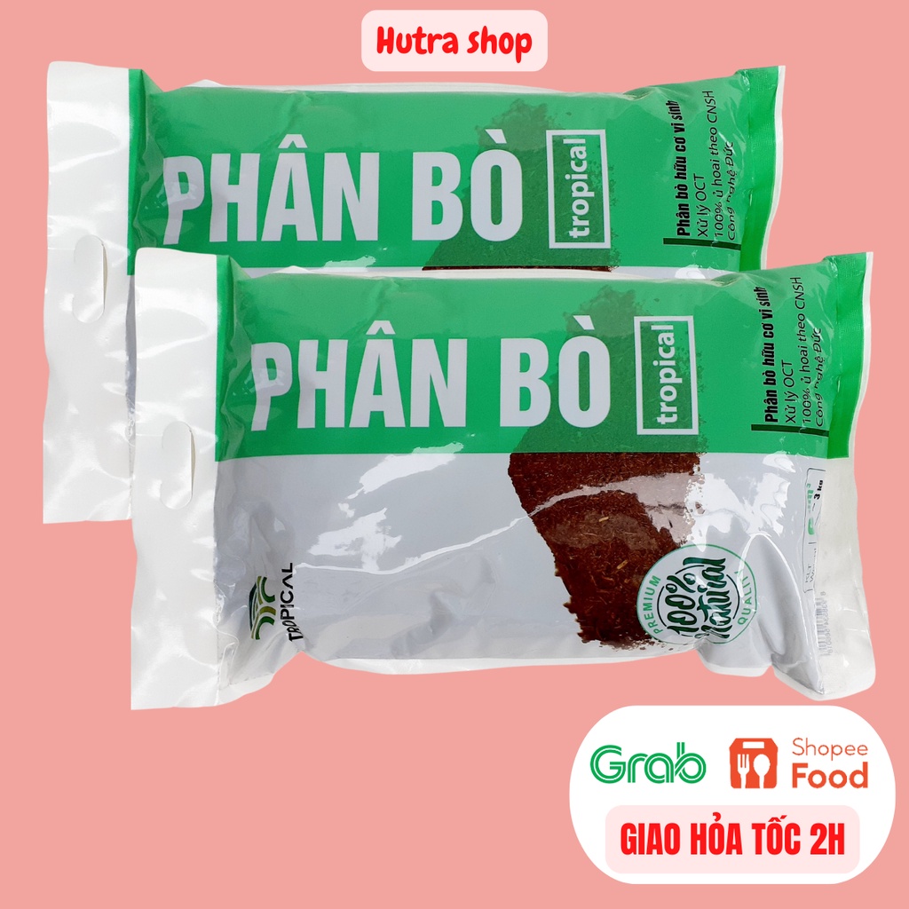 Phân bò Úc ủ hoai combo 2 túi 6 lít