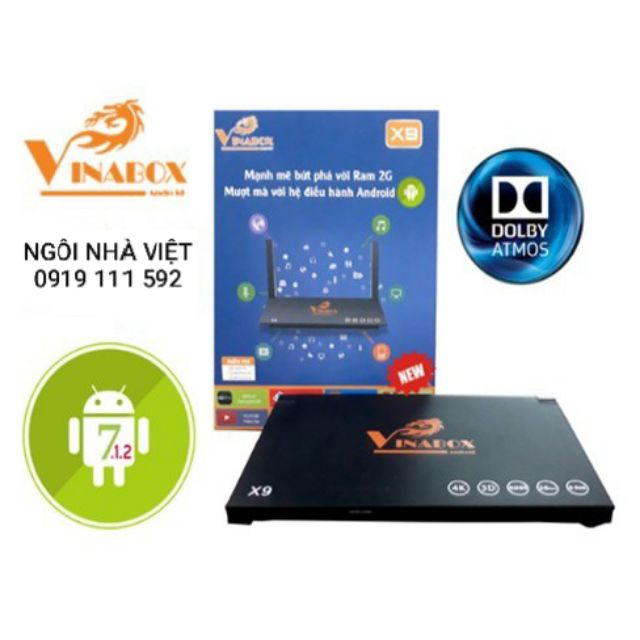 ANDROID VINABOX X9 (RAM 2GB) - HÀNG CHÍNH HÃNG