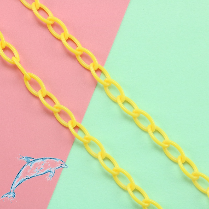 Dây Xích Nhựa acrylic 8 * 13mm Dùng Làm Đồ Trang Sức Thủ Công diy