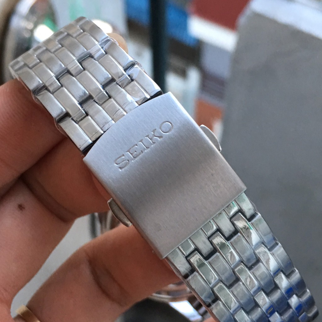 Đồng hồ nam seiko 5 mặt cơ lộ cơ ,lộ đáy mầu xanh blu