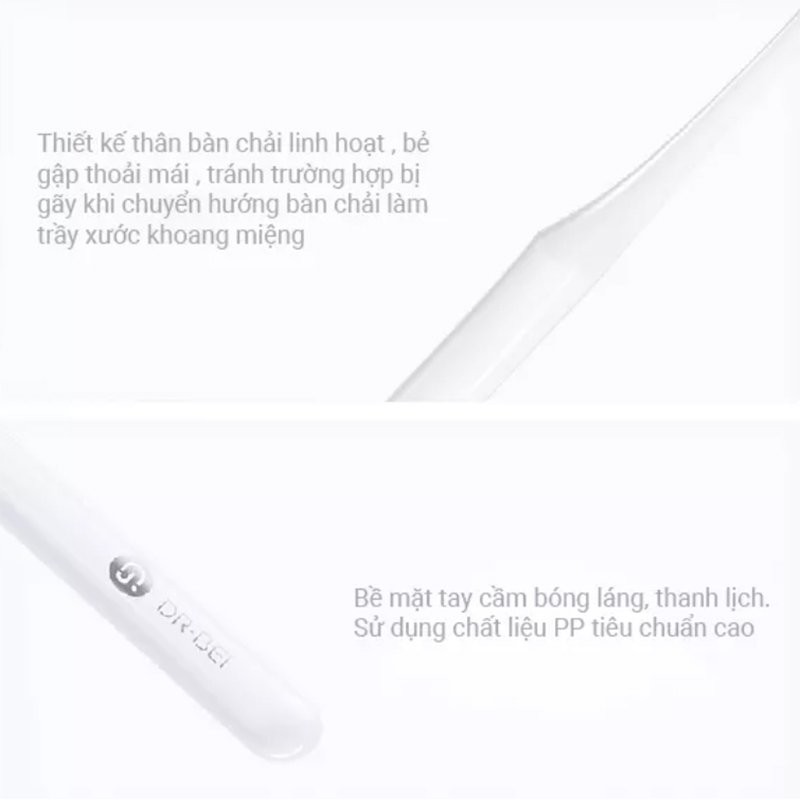 Bàn chải đánh răng chăm sóc nướu cao cấp xiaomi DR.BEI Toothbrush (Youth version) - Hàng chính hãng