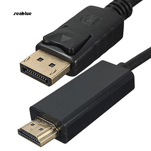 Dây Cáp Nối Dp Sang Hdmi 1.8m Hd 1080p Cho Máy Tính