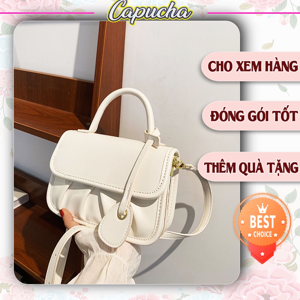 Túi xách nữ đeo chéo chất da mềm mịn cao cấp kiểu dáng Hàn Quốc Capucha T139