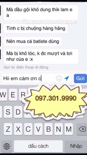 Dầu gội khô organic
