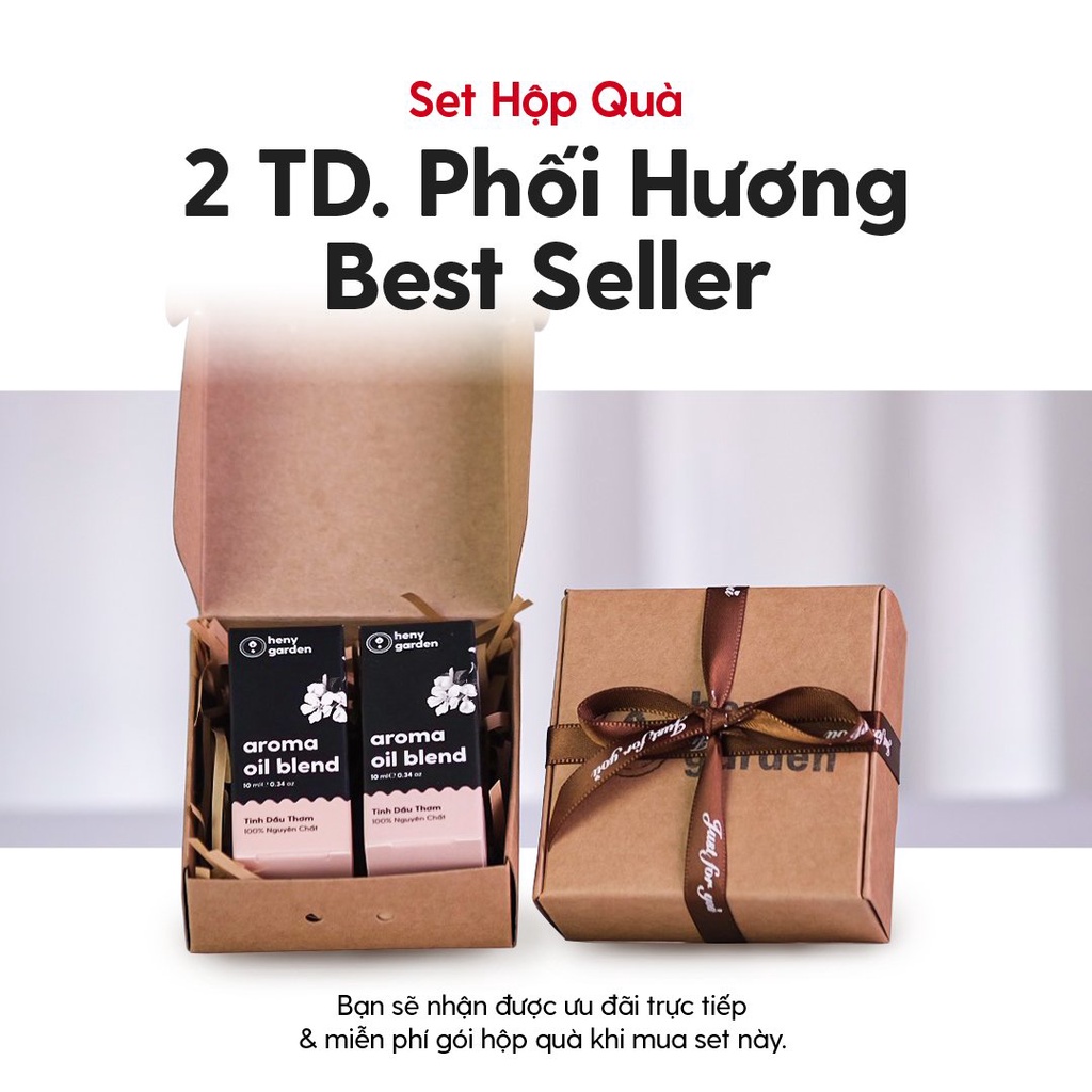 Tinh Dầu Xông Phòng, Làm Nến Thơm Tone Gỗ (15 LOẠI) 3 Tầng Hương Phối Hợp Mới Lạ HENY GARDEN