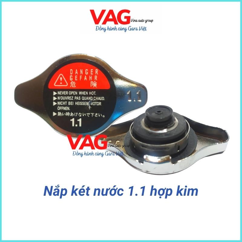 Nắp két nước nhĩ nhỏ hợp kim, dày dặn, siêu bền, dùng cho Toyota, Nissan, ... mã 1.1