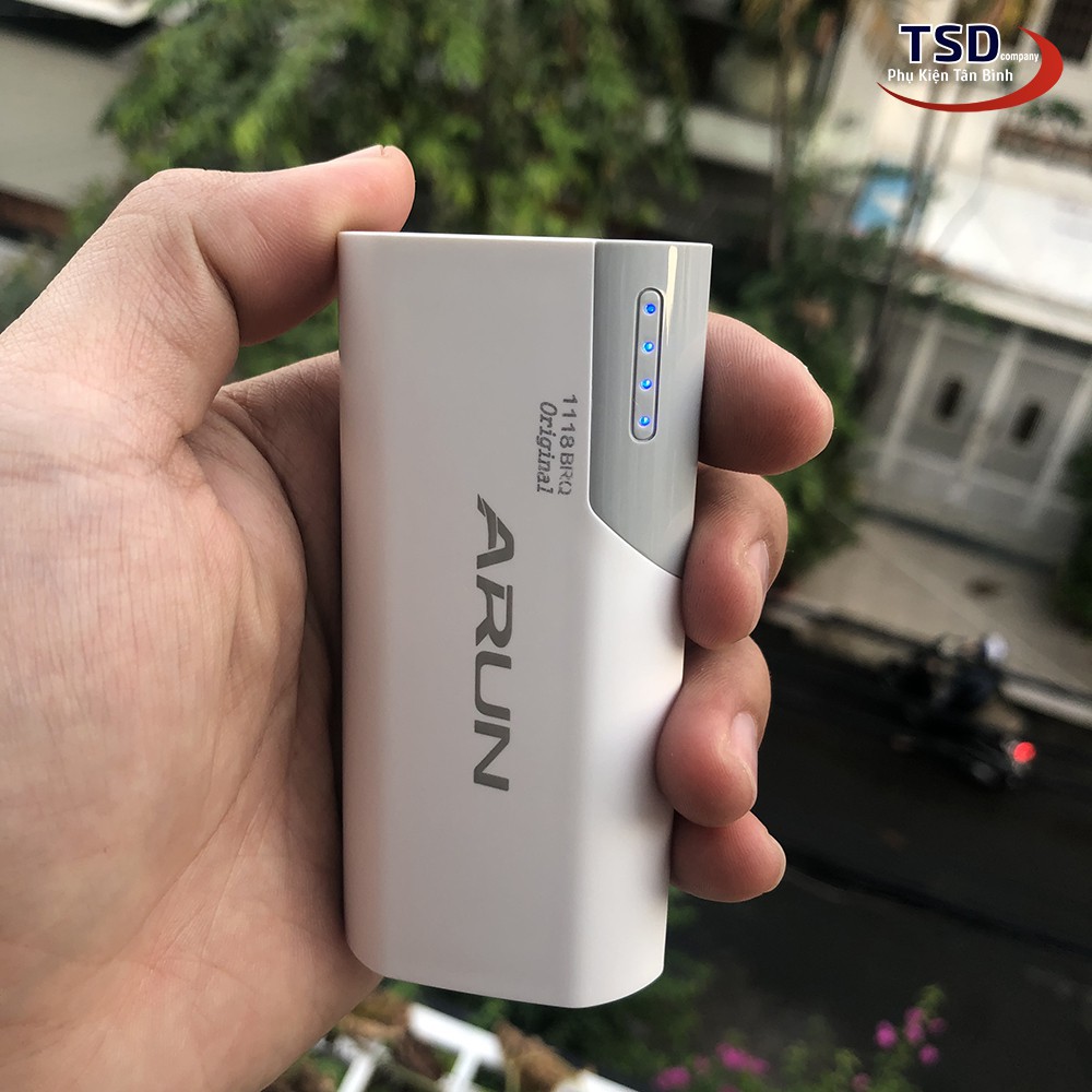 ☁Pin Dự Phòng Arun Y38S 5600mAh Chính Hãng