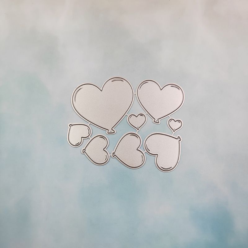Khuôn Cắt Giấy Thép Carbon Trang Trí Hình Trái Tim Hoạt Hình