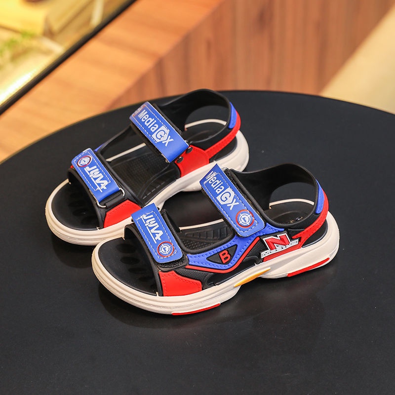 Sandal bé trai quai ngang đế cao su mẫu mới nhất size từ 30 đến 39 M201