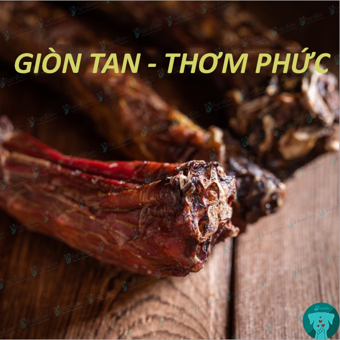 [NGUYÊN CHIẾC]Xương Gặm Dinh Dưỡng JFamille, Cổ Gà Tây Chiên Giòn, Snack Ăn Vặt Cho Cún Trên 3 Tháng Tuổi. JFamille