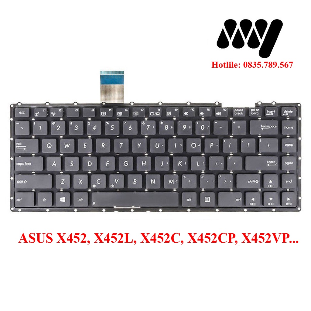 Bàn phím laptop Asus X452 X452L X452C X452CP X452VP X452EA