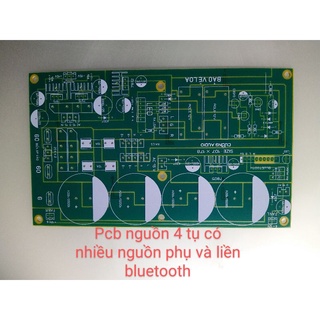 Bo pcb nguồn 4 tụ có liền bluetooth