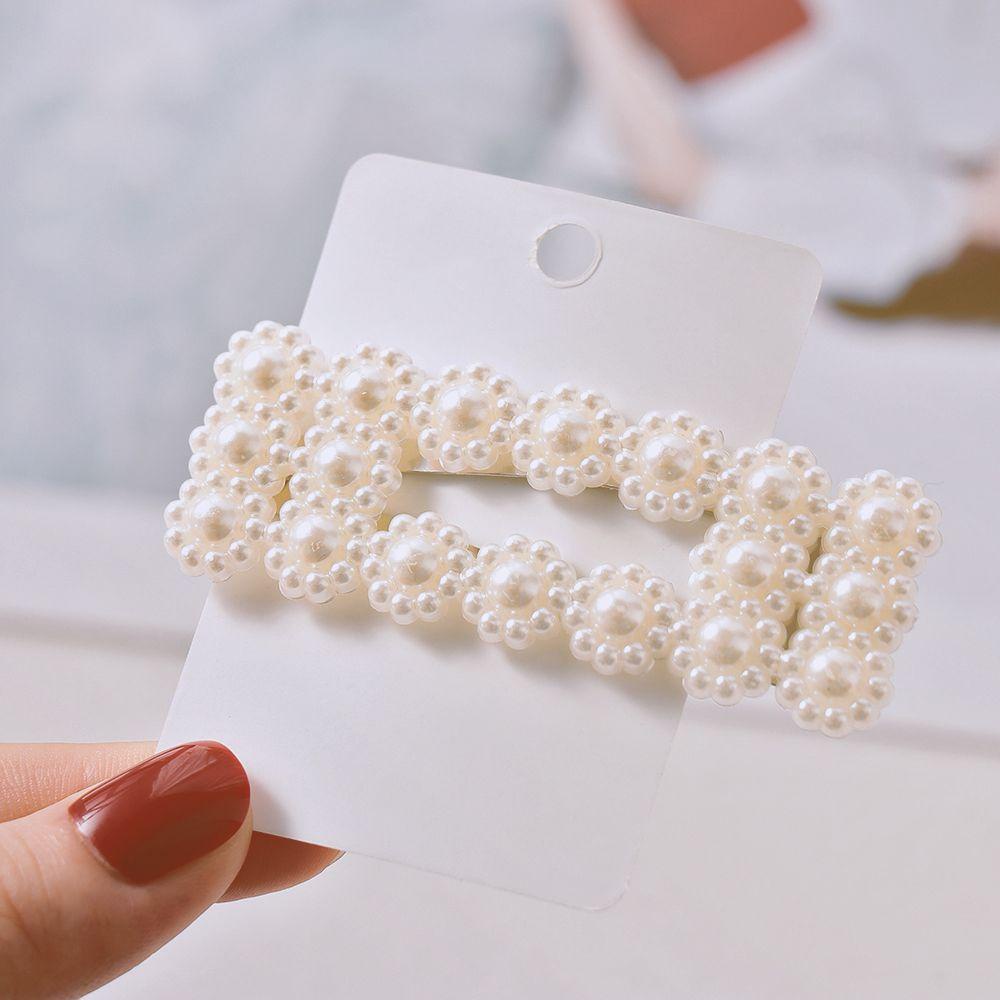 ORIENTLII Kẹp Tóc Đính Đá Nhân Tạo Thiết Kế Mới Thời Trang