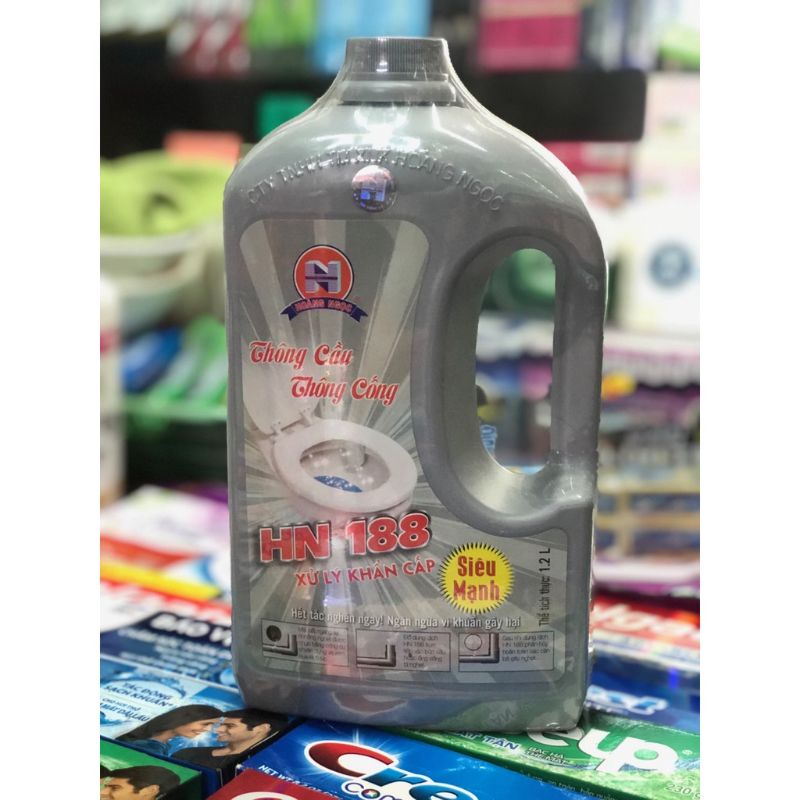 chai dung dịch thông cầu thông cống sử lý khẩn cấp hiệu quả nhanh HN88 công ty Hoàng Ngọc