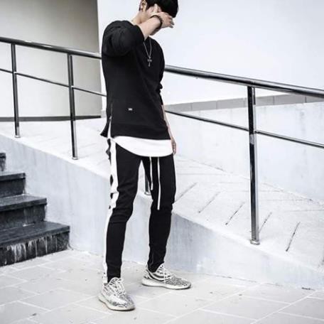 Quần track pants zipper 2 line cực chất ་