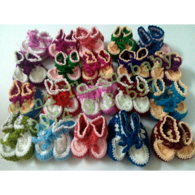 Giày len handmade