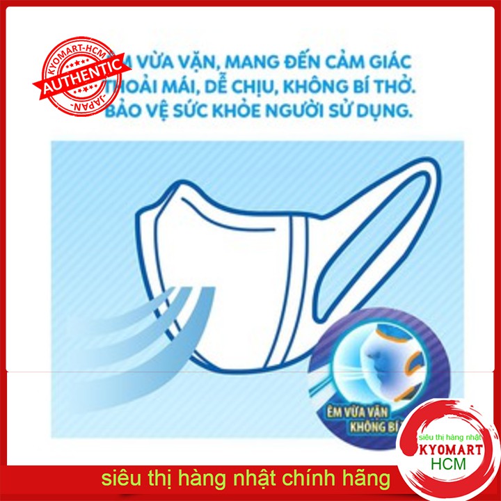 (CHÍNH HÃNG) Hộp Khẩu Trang 3D Mask Unicharm Nhật Bản Ngăn Ngừa Khói Bụi Chống Ô Nhiễm (100 miếng)