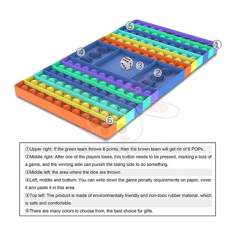 【Giao hàng nhanh】Đồ Chơi Pop It Fidget Giảm Stress Bản Cheese Board - Tấm Pad Pot It Mini - Pop it Khổng Lồ Cao Cấp Hot Trend / khổng lồ bàn cờ toy