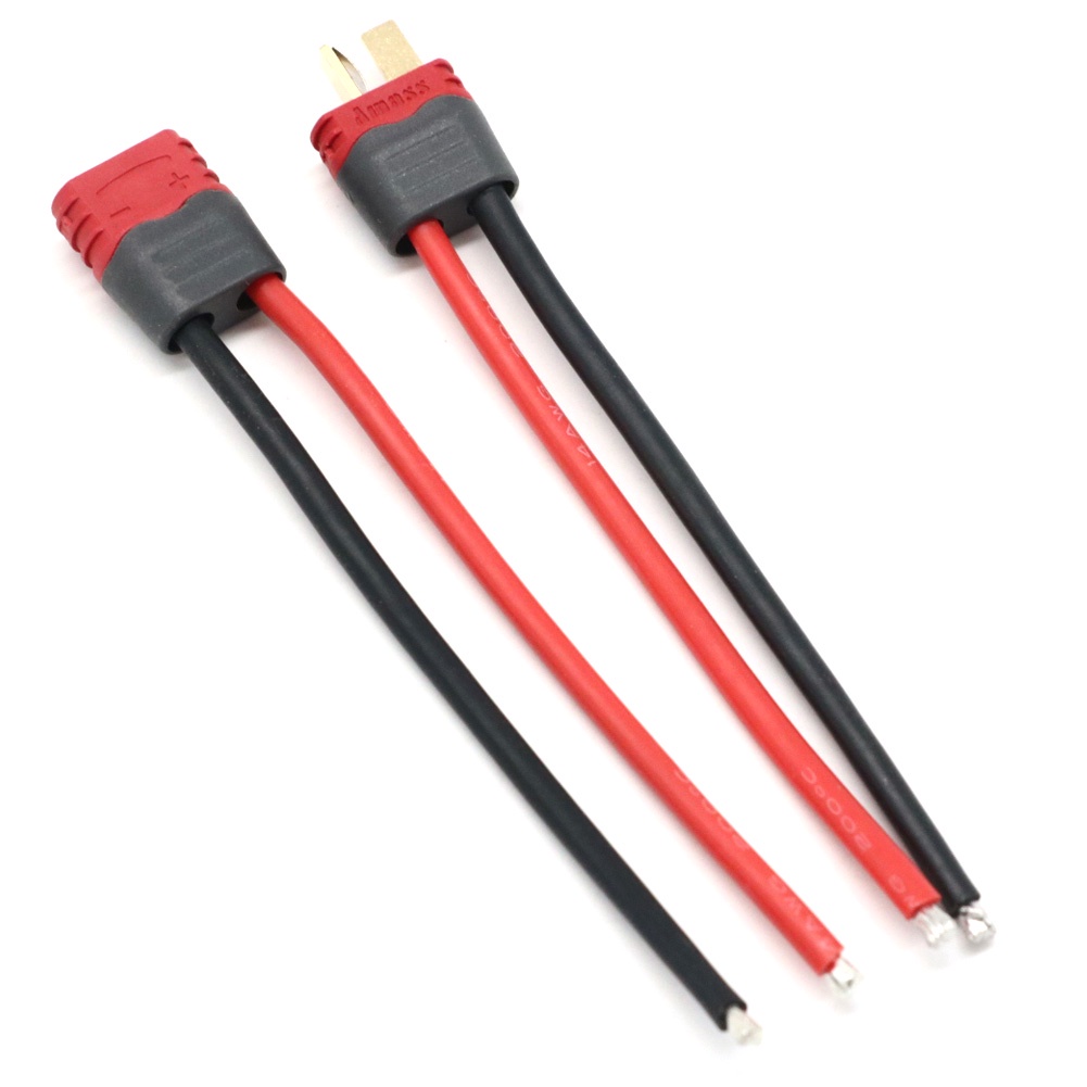 Dây Cáp Silicone Nối đực Cái Male / Female 14 /18AWG 100mm Cho Pin RC XT60 XT30 T XT90 dùng cho pin Lipo