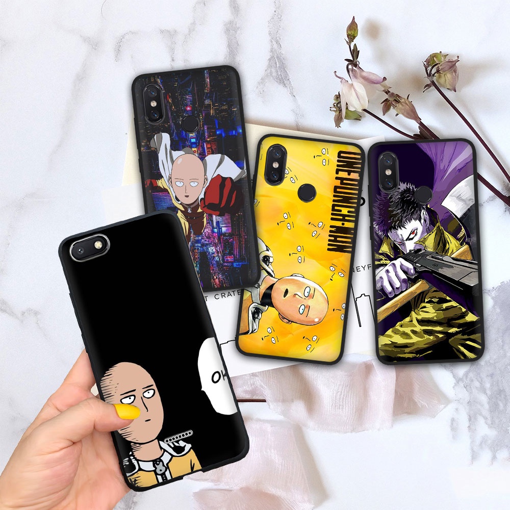 Ốp Điện Thoại Silicon Mềm Hình One-Punch Man Cho Redmi 9 9A 9C 9T Note 9 9S 9T 10 Pro Max K38