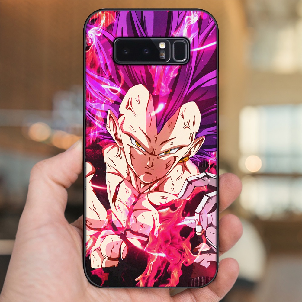 Ốp lưng Samsung Note 8 viền đen in hình Vegeta Dragon Ball