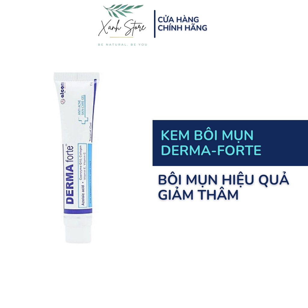 Kem Giảm Mụn Derma Forte -Loại Bỏ Mụn Thâm, Mụn Trứng Cá, Làm Mờ Sẹo, Dưỡng Da