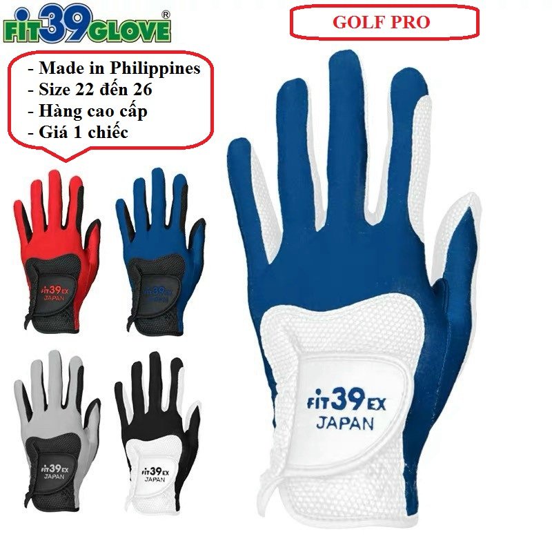 GĂNG TAY GOLF Nam Fit39 made jappan hàng chính hãng 1 chiếc tay Trái [Golf_Store]