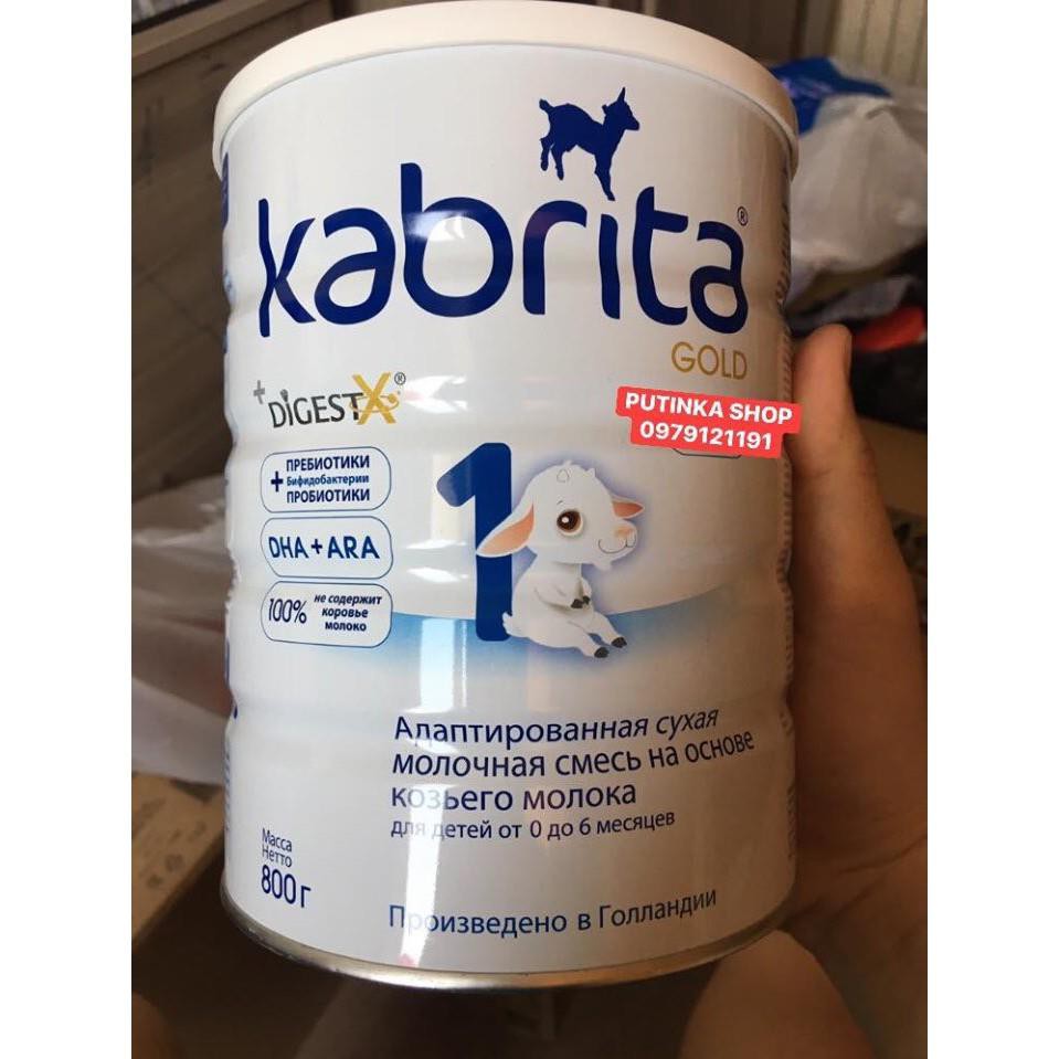 Sữa dê KABRITA GOLD 800gr xách tay Nga