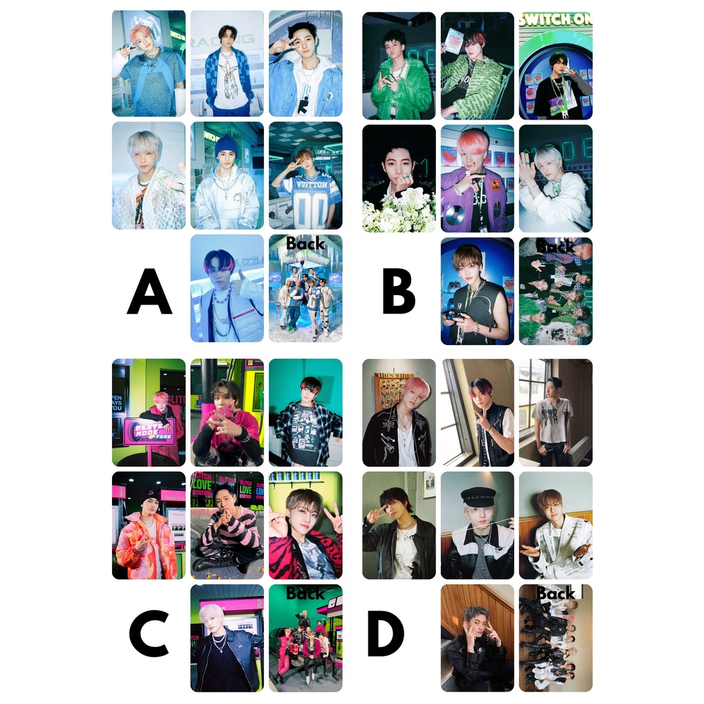 Set 7 card giấy bo góc in 2 mặt ảnh nhóm NCT DREAM - Glitch Mode - Twitter
