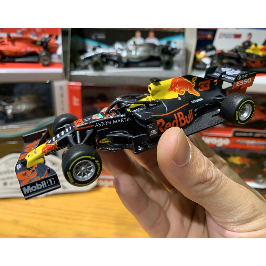 Mô hình xe đua F1 Aston Martin Red Bull Racing TAG 2019 tỉ lệ 1:43 Bburago