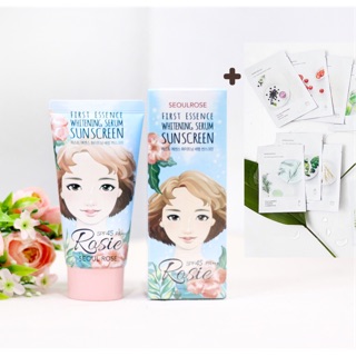 Kem chống nắng Rosie seoulrose + 1 mask innisfree