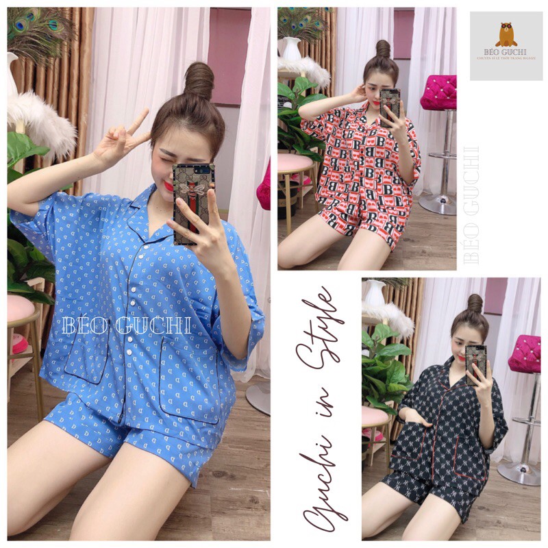 [RẺ VÔ ĐỊCH] Pijama Đùi Bigsize cánh dơi 🌸 50-110kg 🌿 Lụa Hàn mềm mát ở nhà vẫn xinh thoải mái - Đồ bộ nữ đồ ngủ mặc nhà | BigBuy360 - bigbuy360.vn