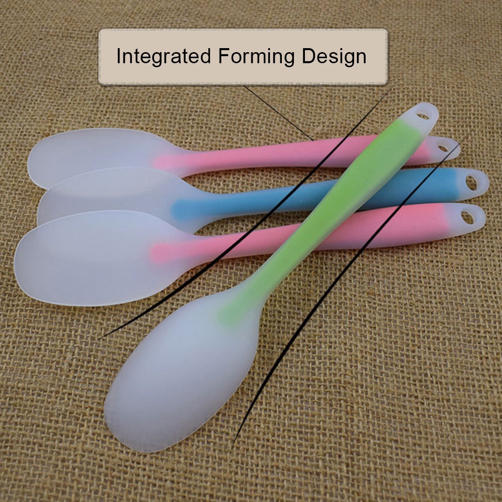 Muỗng Trộn Kem Làm Bánh Bằng Silicone Chống Dính