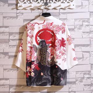 Áo khoác kimono phong cách Nhật Bản size S-2Xl