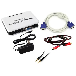 Bộ chuyển đổi vga hdmi+dây hdmi+dây vga+dây loa dài