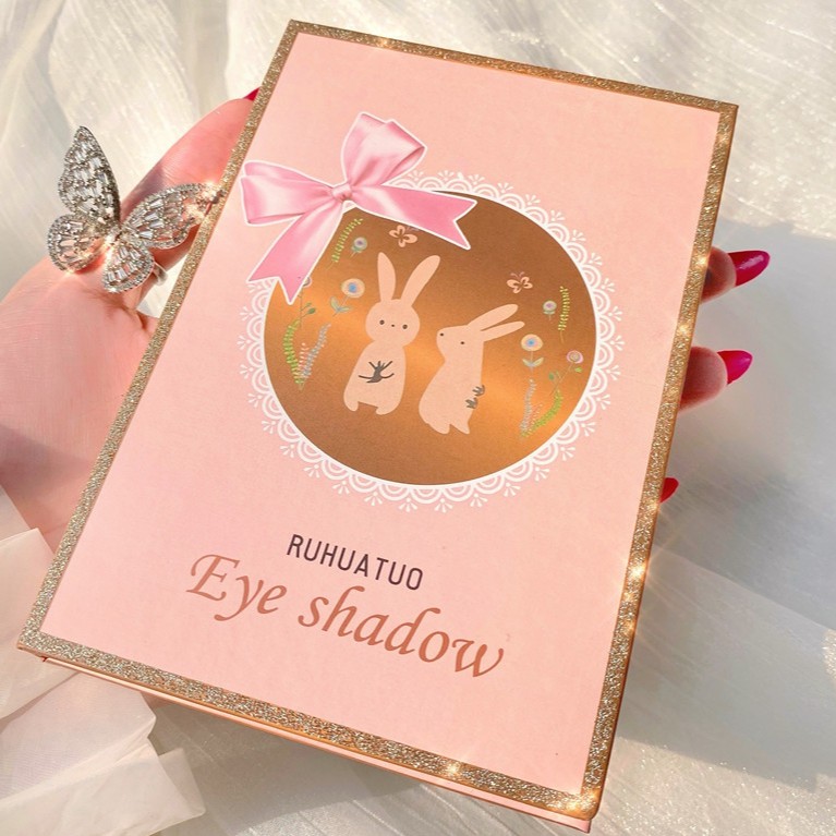 Phấn Mắt Hình Thỏ Ruhuatuo Siêu Cute xinh xắn 15 Ô | BigBuy360 - bigbuy360.vn