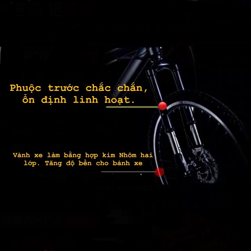 XE ĐẠP THỂ THAO MACCE chính hãng 24inch 26inch