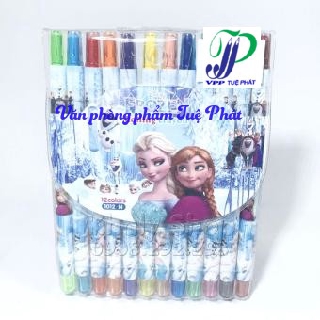 Bút chì sáp vặn 12 màu