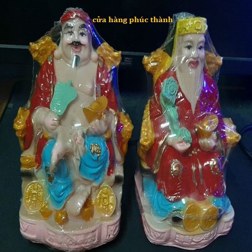 Thần tài ông địa rồng màu